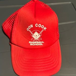 Don cook baseball school hat